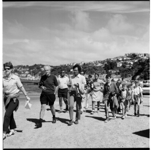 Charity run at Seatoun, Wellington, 1971.