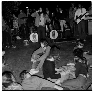 Anti-Vietnam demonstration, Wellington, 1971.