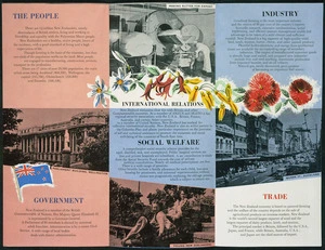 [New Zealand. Tourist and Publicity Department] :[New Zealand]; The people, government, international relations, social welfare, industry, trade. [1963].