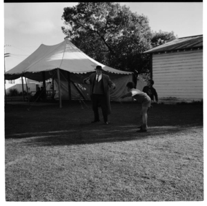 After the funeral of Inia Te Wiata, Raukawa Marae, Otaki