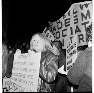 Anti-Vietnam war protest, Wellington