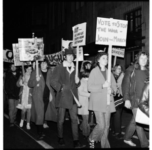 Anti-Vietnam war protest march, Wellington
