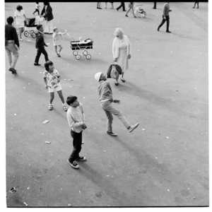 At Trentham Racecourse, 1974.