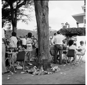 At Trentham Racecourse, 1974.