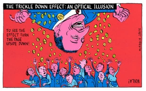 The Trickle Down Effect: An Optical Illusion