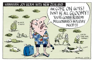 Hawaiian Joy Germ hits New Zealand