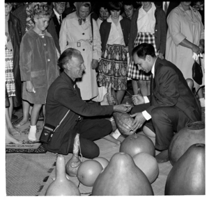 First Ngaruawahia Festival of Arts, December 1963, inside Mahinarangi