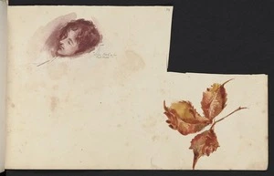 Hodgkins, Frances Mary, 1869-1947 :John Keats in his last illness. [Autumn leaf. 1887]