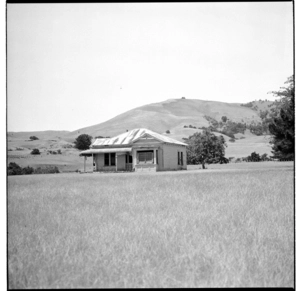 A derelict house in an unidentified country location