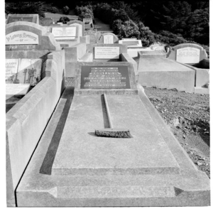 Tombstones at Karori Cemetery, Wellington