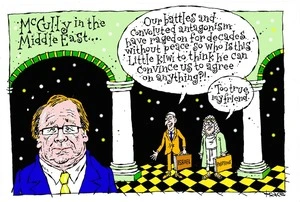 McCully in the Middle East