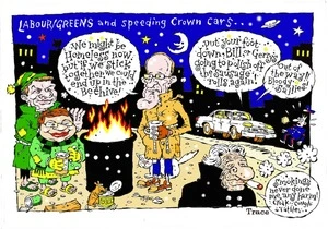 Labour/Greens and Speeding Crown Cars