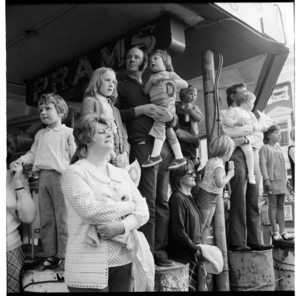 Onlookers at the Christmas Parade, Wellington