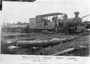 Bush locomotive at Mamaku