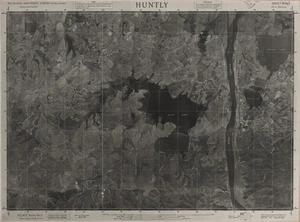 Huntly / this mosaic compiled by N.Z. Aerial Mapping Ltd. for Lands and Survey Dept., N.Z.