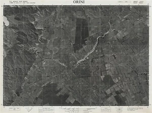 Orini / this map was compiled by N.Z. Aerial Mapping Ltd. for Lands and Survey Dept., N.Z.