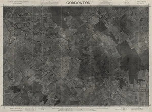 Gordonton / this mosaic compiled by N.Z. Aerial Mapping Ltd. for Lands and Survey Dept., N.Z.