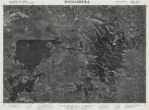 Hangawera / this map was compiled by N.Z. Aerial Mapping Ltd. for Lands and Survey Dept., N.Z.