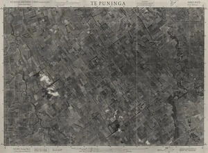 Te Puninga / this mosaic compiled by N.Z. Aerial Mapping Ltd. for Lands and Survey Dept., N.Z.