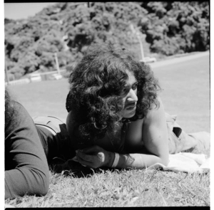 Gang members at Appleton Park, Northland, Wellington