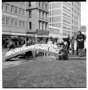 Pro abortion rally in Wellington