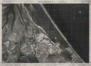 Matakana / this mosaic compiled by N.Z. Aerial Mapping Ltd. for Lands and Survey Dept., N.Z.