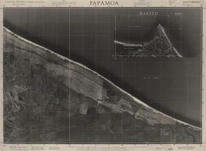 Papamoa / this mosaic compiled by N.Z. Aerial Mapping Ltd. for Lands and Survey Dept., N.Z.