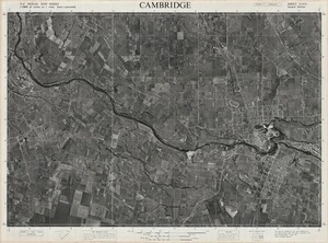 Cambridge / this map was compiled by N.Z. Aerial Mapping Ltd. for Lands & Survey Dept., N.Z.