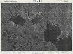Te Miro / this map was compiled by N.Z. Aerial Mapping Ltd. for Lands & Survey Dept., N.Z.