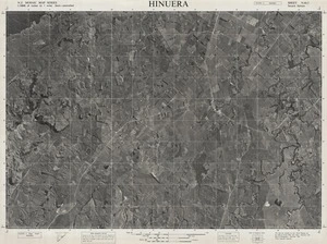 Hinuera / this map was compiled by N.Z. Aerial Mapping Ltd. for Lands & Survey Dept., N.Z.