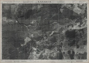 Kaharoa / this mosaic compiled by N.Z. Aerial Mapping Ltd. for Lands and Survey Dept., N.Z.