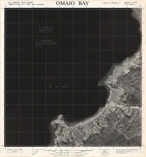 Omaio Bay / this map was compiled by N.Z. Aerial Mapping Ltd. for Lands and Survey Dept., N.Z.