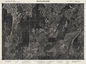 Manawahe / this map was compiled by N.Z. Aerial Mapping Ltd. for Lands and Survey Dept., N.Z.