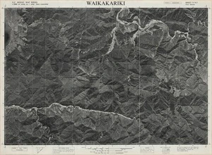 Waikakariki / this map was compiled by N.Z. Aerial Mapping Ltd. for Lands and Survey Dept., N.Z.
