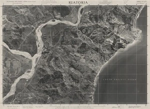 Ruatoria / this mosaic compiled by N.Z. Aerial Mapping Ltd. for Lands and Survey Dept., N.Z.