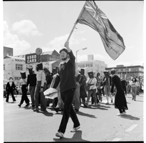Protest against the NZSIS Amendment Bill 1977