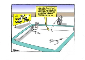 Education Ministry's "support" for school pools