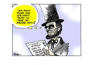 Abraham Lincoln comments on Donald Trump