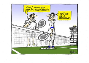 Top tennis match fixing - "Lob me a backhander"