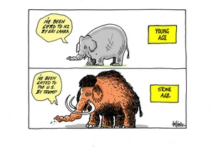 New Zealand's Sri Lankan elephant and Trump's stone age mammoth