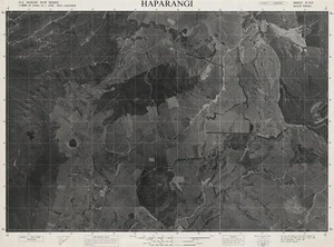 Haparangi / this map was compiled by N.Z. Aerial Mapping Ltd. for Lands and Survey Dept., N.Z.