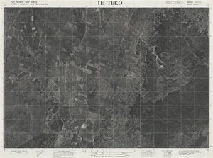 Te Teko / this map was compiled by N.Z. Aerial Mapping Ltd. for Lands & Survey Dept., N.Z.