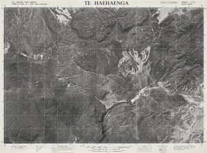 Te Haehaenga / this map was compiled by N.Z. Aerial Mapping Ltd. for Lands & Survey Dept., N.Z.