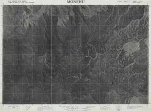 Monehu / this map was compiled by N.Z. Aerial Mapping Ltd. for Lands & Survey Dept., N.Z.