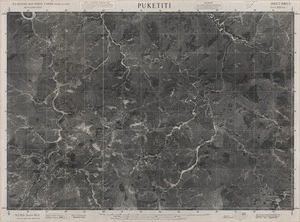 Puketiti / this mosaic compiled by N.Z. Aerial Mapping Ltd. for Lands and Survey Dept., N.Z.