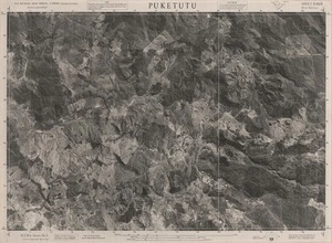 Puketutu / this mosaic compiled by N.Z. Aerial Mapping Ltd. for Lands and Survey Dept., N.Z.