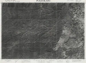 Pukeokahu / this map was compiled by N.Z. Aerial Mapping Ltd. for Lands & Survey Dept., N.Z.