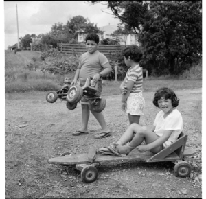 Māori children in the East Cape, Gisborne Region