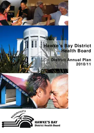 District annual plan [electronic resource] / Hawke's Bay District Health Board.