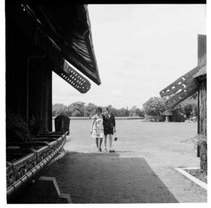 Scenes at Te Pākira Marae, Whakarewarewa